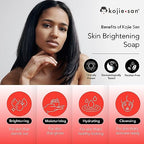 The Original Kojic Acid Soap that Reduces Dark Spots, Hyper-pigmentation, & other types of skin damage – 2 x 65g Bars