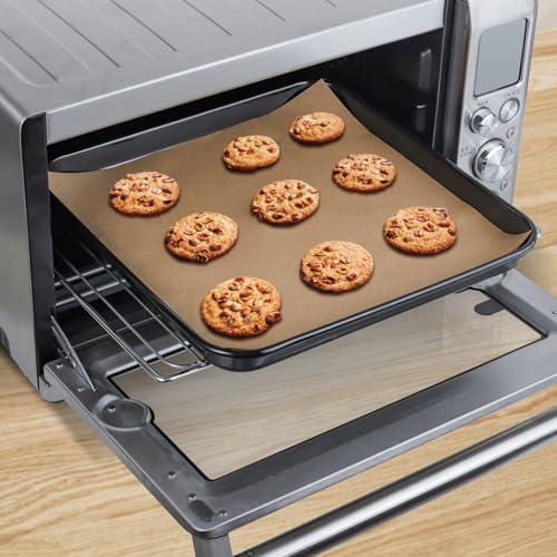 Air Fryer Paper Liners Disposable Compatible with Breville the Smart Oven Air Fryer Pro BOV900BSS, 200 PCS Parchment Paper Sheets for Baking Airfryer paper Liners Accessories for Breville