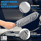 Relentless Drive Professional Car Duster Brush - Interior New Car Accessories for Women & Men - Lint & Scratch Free