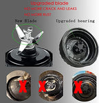 Replacement Parts for Nutri Ninja, 6Fin Blender Male Blade and cups Set for Blender BL660 BL770 BL780 BL740 etc. (5-pack)