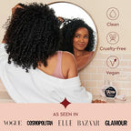 Glaze Super Gloss Color Conditioning Gloss – Lustrous Ebony for Natural Black Hair – Rinse Out Semi-Permanent Hair Gloss that Enhances Color and Boosts Shine & Hydration