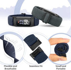 5 Pack Elastic Nylon Watch Bands Compatible for Fitbit Charge 6/Fitbit Charge 5, Adjustable Breathable Replacement Stretchy Nylon Loop Wristband Sport Strap for Women Men