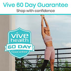Vive Full Leg Compression Sleeves for Men & Women (Pair) - Knee, Calf, & Thigh Support Brace Wrap for Basketball, Football, Wrestling - Footless Long Running Accessories for Shin Splints (Small)