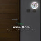EKOBLA Bird Night Light Spring Hummingbird Pink Flowers Cherry Blossoms Night Lights Plug into Wall Auto on/Off, Indoor Plug-in Wall Light Sleep Friendly for Boys Girls Seniors Elderly