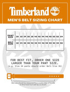 Timberland Men's 35mm Classic Buckle Jean Leather Belts, Navy, 32-34