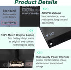 DMKAOLLK V6W33 Battery Replacement for Dell Inspiron 15 3511 3520 3515 3510 5510 5515 5518 5310 5635 5625 5630 Latitude 3320 3330 3420 3520 Vostro 3515 3525 Series TN70C 15V 54Wh