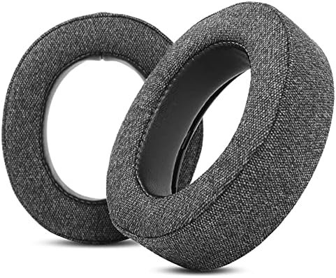 HS70 Earpads Upgrade Thicker Fabric Ear Pads Cushion Replacement Compatible with Corsair HS70 Pro HS60 HS50 Headphone