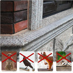 BYTEBAY 24-Pack Transparent Plastic Bird and Squirrel Deterrent Strips for Outdoor Use