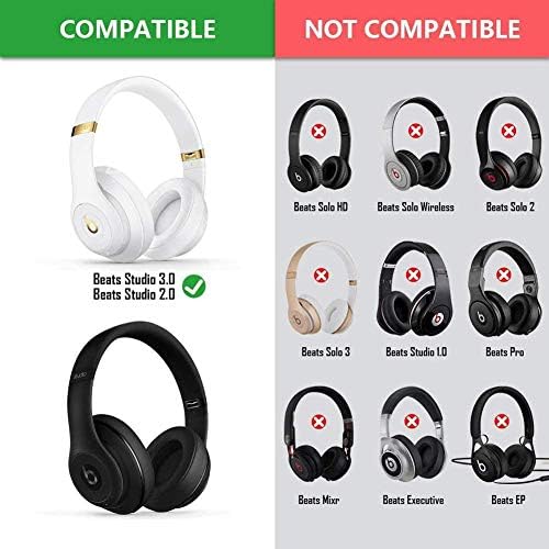 Studio 3 Replacement Headband, Top Arch Band Compatible with Beats Studio 3 Wireless Headphones (Model a1914) / Repair Kit Included (Studio 3 - Black)