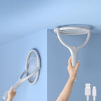 2-Pack Anne Diary Electric Bug Zapper Racket Mosquito Fly Gnat Wasp Killer USB Type-C Rechargeable Swatter Indoor Rotating Head