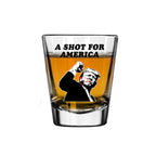 CosyWave Trump Shot Glass Donald Trump Merchandise White Elephant Gifts Assassination Glasses Fight 2024 Funny Gag Gift Merch Cup