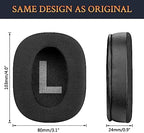 SOULWIT Cooling Gel Earpads Cushions Replacement for Logitech G Pro, G Pro X, G Prox 2, G Pro X SE Headphones, Ear Pads with Noise Isolation Foam, Added Thickness - Black
