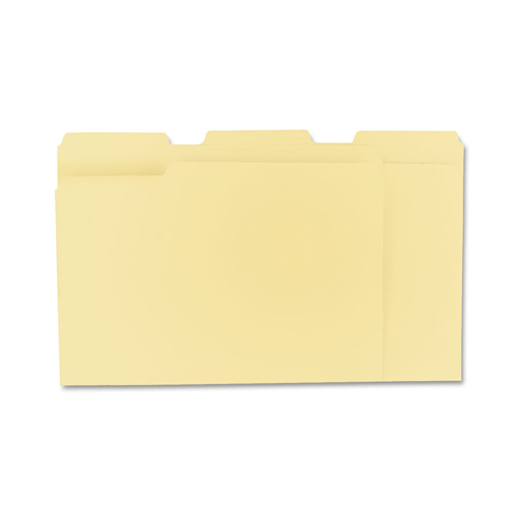 File Folders, 100 Pack, Durable Manila Folders, Letter Size (8.5" x 11"), 3 Top Tabs for Easy Labeling, Everyday Filing Essential for Offices, Classrooms & Home Document Organization