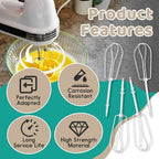 4-Pack Hand Mixer Beaters Attachments for Cuisinart CHM Series HM-50 HM-70 CHM-3 CHM-7PK Hand Mixer - Hand Mixer Replacement Beaters Compatible with Cuisinart Hand Mixer Parts# CHM-BTR
