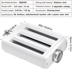 Pasta Maker Attachment 3 in 1 Set for All KitchenAid Stand Mixers Included Pasta Sheet Roller, Spaghetti Cutter, Fettuccine Cutter Maker Accessories and Cleaning Brush