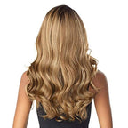 Sensationnel What lace 13x6 Wigs - zelena lacefrontal hand tied glueless synthetic with natural density preplucked hairline (T1B/27)