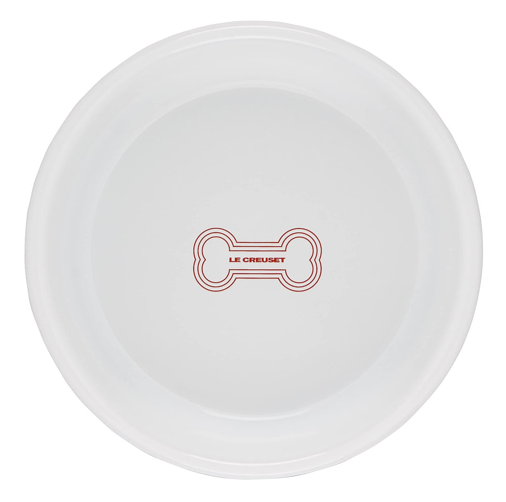 Le Creuset Enamel on Steel Medium Dog Bowl, 4 Cups, Red