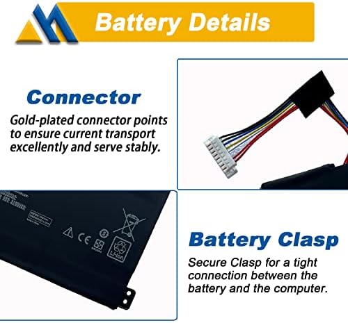 B31N1912 C31N1912 Laptop Battery Replacement for ASUS VivoBook asus 14 E410M E410MA L410M L410MA E410KA F414MA E510MA E510KA L510MA R522MA L410MA L410MA-BV058TS L510ma-wb04 E510KA-EJ033TS 11.55V 42Wh