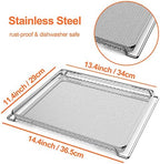 Air Fryer Oven Basket, Original Replacement Baking Trays for NINJA DT201 DT251 Foodi Digital Air Fryer Oven, Mesh Basket, Ideal Accessories for Air Frying and Dehydrating