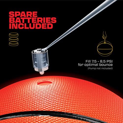 Light Up Basketball - Glow in The Dark - Sports Gear Accessories Gifts for Boys 8-15+ Year Old - Kids, Teens Gift Ideas - Cool Teen Boy Toys Ages 8 9 10 11 12 13 14 15 Age Outdoor Teenage