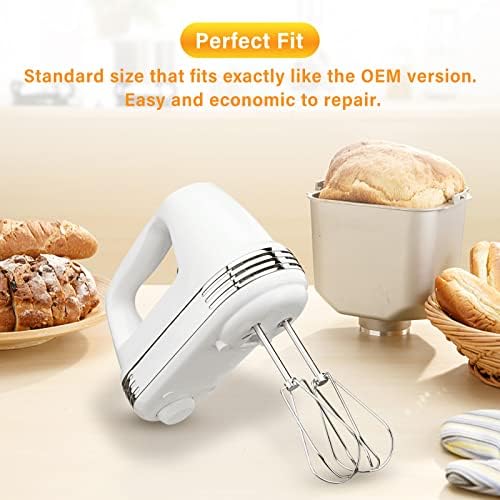 ANTOBLE Hand Mixer Beaters Compatible with Cuisinart HM-90s HM-70 HM-50 CHM-3, 9 7 5 3 Mixer Attachments Replacement Parts CHM Series Stainless Steel Whisk Hand Turbo Mixer Beater for Cuisinart, #