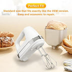 ANTOBLE Hand Mixer Beaters Compatible with Cuisinart HM-90s HM-70 HM-50 CHM-3, 9 7 5 3 Mixer Attachments Replacement Parts CHM Series Stainless Steel Whisk Hand Turbo Mixer Beater for Cuisinart, #
