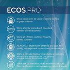 ECOS PRO Hand Soap | Hypoallergenic | Unscented | Readily Biodegradable Formula | With Vitamin E & Antioxidants | Made In The USA | Free & Clear 17 Fl Oz (Pack of 6)