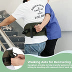 Gait Belt with 7 Handles Transfer Lift Belts for Elderly Paitients Standing Walking Assist Aid Quick Release Locking