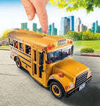 Playmobil School Bus with Accessories and 4 Figures