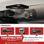 Rear Dashcam Mount for 5th Gen Toyota 4Runner 2010-2023 - Toyota 4Runner Accessories Camera Clip - Mount for Cameras Requiring Flat Surface