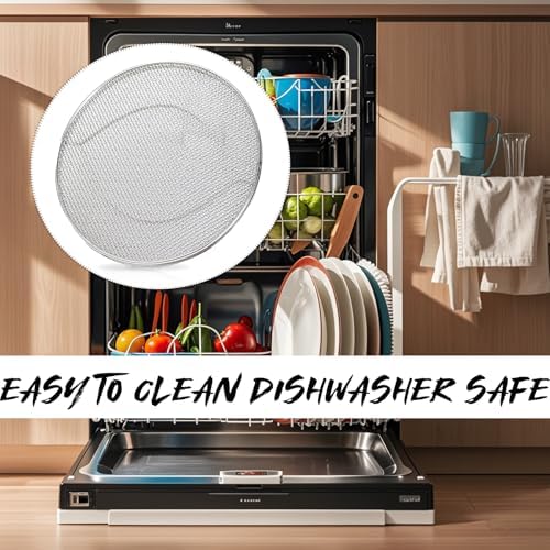 2PCS Stainless Steel Splatter Shield for Ninja Foodi FG551 Air Fryer, Splatter Screen Replacement Parts Compatible with Smart XL 6-in-1 Indoor Grill, FG550/BG500A/DG551 Accessories