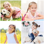 62PCS Toddler Girls Hair Accessories Set: Flower, Rainbow, Candy, Fruits Barrettes, Pins, and Clips (Style 6)