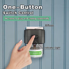 Q5 Mosquito Repellent Indoor Use with 2-Pack 280 Hr Repellent Refills, Electronic Mosquito Repeller Plug in, Highly Effective, DEET-Free, for Home, Bedroom, Office, Kitchen (Black)