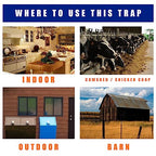 Mouse Trap Bucket Lid (3-Pack) - Humane Flip Board Slide Bucket Lid Mouse/Mice/Rat Trap, Auto Reset, Multi Catch Mice Trap Compatible with 5 Gallon Bucket for Indoor/Outdoor/Chicken Coop