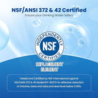 Waterspecialist DA29-00020B Samsung Water Filter for Refrigerators, Replacement for Samsung Water Filter DA29-00020B, HAF-CIN, RS25J500DSR, RF28HMEDBSR, HAF-CIN/EXP, RF4287HARS, RF28HFEDBSR, 3 Filters