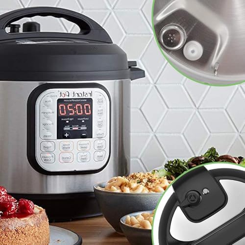 11 PCS Instant Pot Accessories for Duo 5, 6 Qt and Duo Plus 6 Qt, InstantPot Replacement Parts Include Sealing Ring, Steam Release Valve, Anti-Block Shield, Valve Sealing Ring, Float Valve and Gasket
