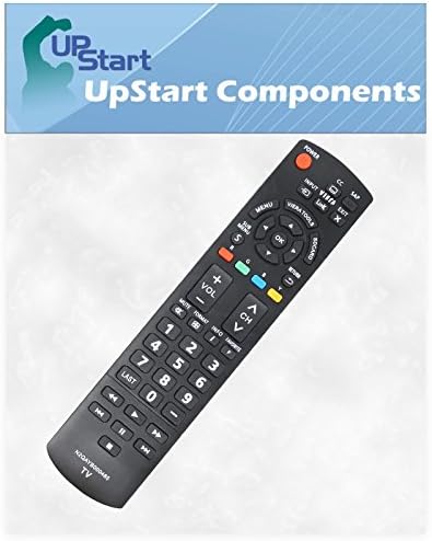 Replacement HDTV Remote Control for Panasonic TC P50C2 and TC P50X1 - Compatible with N2QAYB000485 Panasonic TV Remote Control