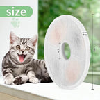 12 Pack Cat Water Fountain Replacement Filters Fit for 3L Flower Water Dispenser Automatic Pet Dog Cat Fountain Filter