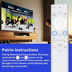 Voice BN59-01391A Frame tv Remote for Samsung tv Remote Replacement with Rechargeable Solar Cell and 4 Shortcut Buttons for Samsung Smart TVs Neo LED 4K 8k Ultra HD 2021-2023