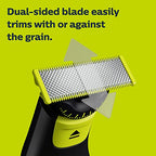 Philips Norelco OneBlade 360 Replacement Blades, for OneBlade Electric Shaver and Trimmer, Durable Stainless Steel, Trim, Edge and Shave, 2 pack, QP420/80