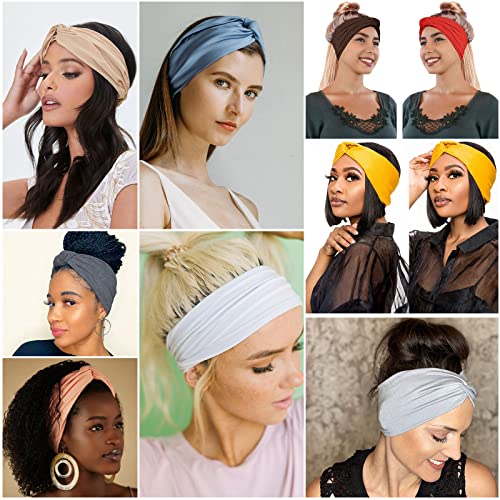 Kachanaa 6 Packs St. Patrick’s Day Headbands for Women Elastic Non-Slip Green Irish Shamrock Hat Hair Accessories for Party and Gifts for Girls Teens