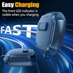 for Bose Ultra Open Earbuds Case Cover 2024 with Cleaner Kit,Military Hard Cover with Lock for Bose Open Ear Earbuds Charging Case Accessories with Keychain for Men Women-Blue