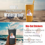 (3Pcs) My Colors are Blush and Bashful Steel Magnolias Vinyl Sticker 3 Inch for Water Bottle, Tumbler, Laptop, Hat, Phone Case