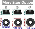 ALXCD Foam Eartips Compatible with Beats Fit Pro, S/M/L 3 Sizes 6 Pairs Soft Memory Foam Earbuds Tips Replacement Ear Tips, Compatible with Beats Fit Pro, 6 Pairs Black