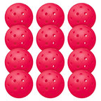 Franklin Sports Outdoor Pickleballs - X-40 Pickleball Balls USA (USAPA) Approved 12 Pack Outside Pink US Open Ball