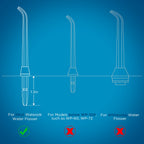 FREEFEEL Replacement Heads for Waterpik Water Flosser (6 Classic Jet Tips)