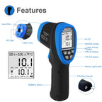 AOPUTTRIVER AP-2732 Pyrometer High Temp Thermometer Gun, Laser Thermometer Gun -58℉~2732℉(-50℃ ~ 1500℃), 30:1 IR Thermometer Gun, Non-Contact Thermometer for Pizza ovens, Kiln, Forge