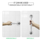 2 Pack 24 Inch Grab Bars for Bathtubs and Showers, Anti Slip Shower Grab Bars Stainless Steel Shower Handle Toilet Handicap Elderly Senior Assist Bathroom Saft Handle