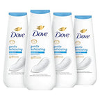 Dove Body Wash Gentle Exfoliating With Sea Minerals 4 Count Instantly Reveals Visibly Smoother Skin Cleanser That Effectively Washes Away Bacteria While Nourishing Your Skin 20 oz