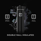 Camping & Hiking Hydration Flask with Straw, Wide Mouth Insulated Stainless Steel Sports Water Bottle - 18 oz Bubble Gum